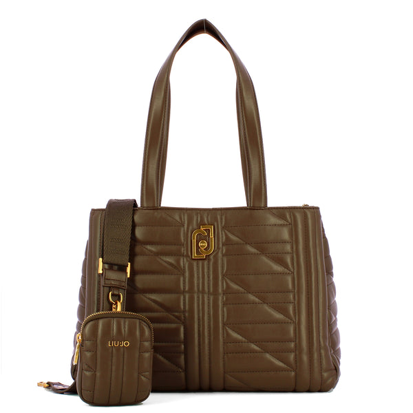 Liu Jo Liu jo - shopper ecosostenibile matelass�� moro light - af3120e | Italystation.com - Shop Now at italystation.com