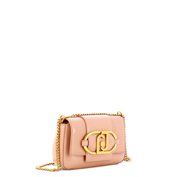 Liu Jo Liu jo - borsa a tracolla ecosostenibile con logo soft peach -  | Italystation.com - Shop Now at italystation.com