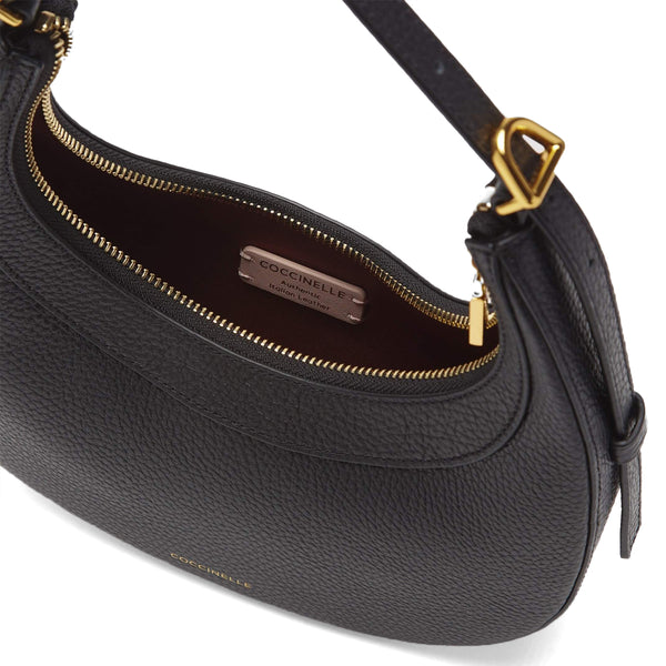 Coccinelle - Whisper Noir Hobo Bag PIP530101 NOIR | Italystation.com Shop Now at italystation.com