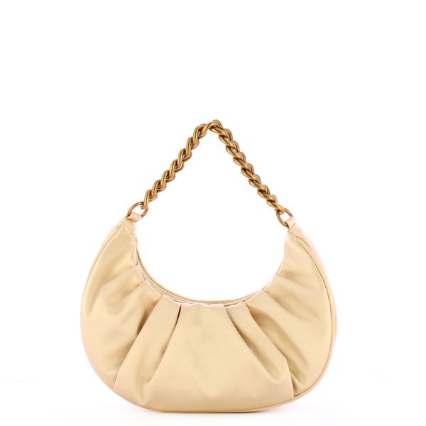 Guess - tori ivory satin shoulder bag - hweb6856120 - ivory | Italystation.com - Shop Now at italystation.com