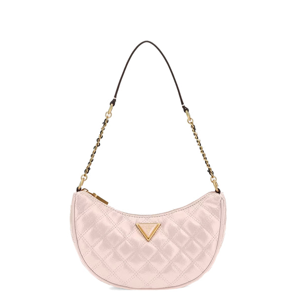 Guess - giully quilted light rose shoulder bag - hwqi8748120 - l | Italystation.com - Shop Now at italystation.com