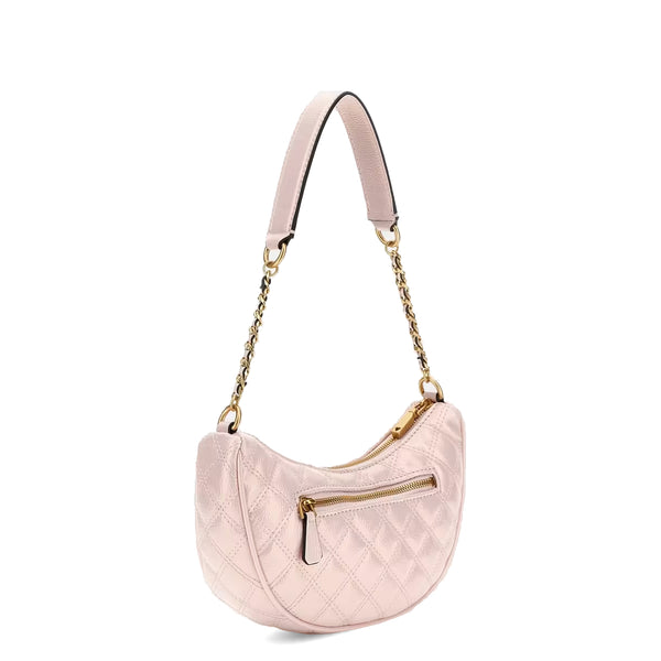 Guess - giully quilted light rose shoulder bag - hwqi8748120 - l | Italystation.com - Shop Now at italystation.com