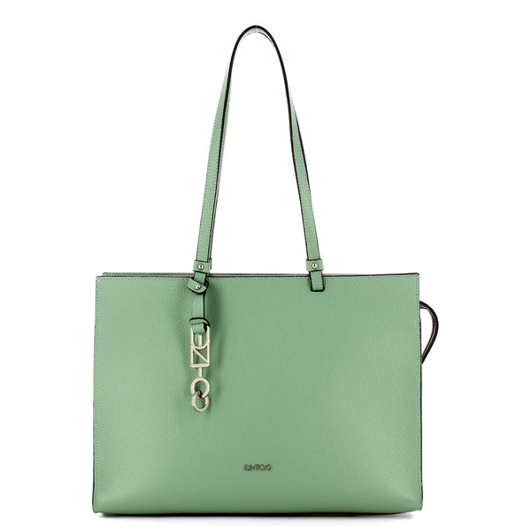 Iuntoo - armonia salvia horizontal tote - 168093 - salvia | Italystation.com - Shop Now at italystation.com