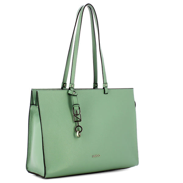 Iuntoo - armonia salvia horizontal tote - 168093 - salvia | Italystation.com - Shop Now at italystation.com