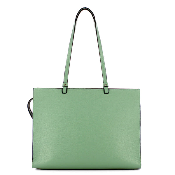 Iuntoo - armonia salvia horizontal tote - 168093 - salvia | Italystation.com - Shop Now at italystation.com