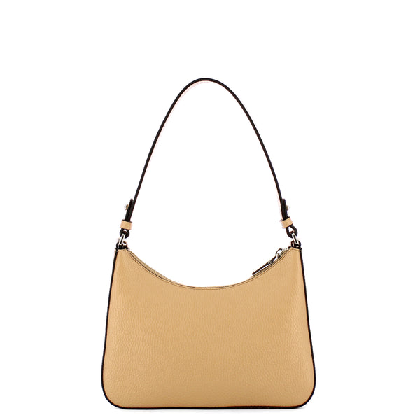 Iuntoo - eleganza biscotto medium shoulder bag - 168096 - bisco | Italystation.com - Shop Now at italystation.com