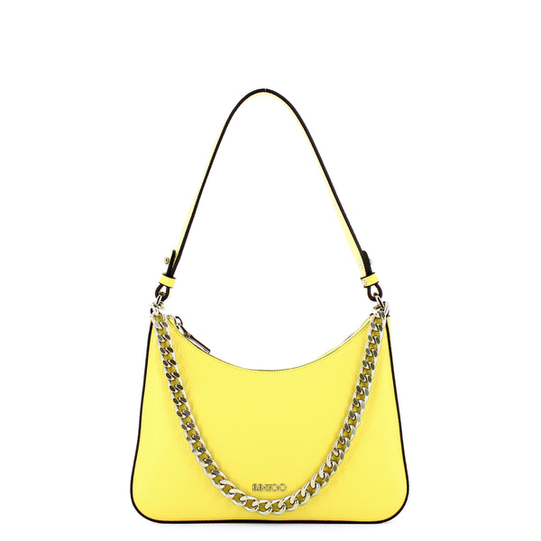Iuntoo - eleganza limone medium shoulder bag - 168096 - limone | Italystation.com - Shop Now at italystation.com