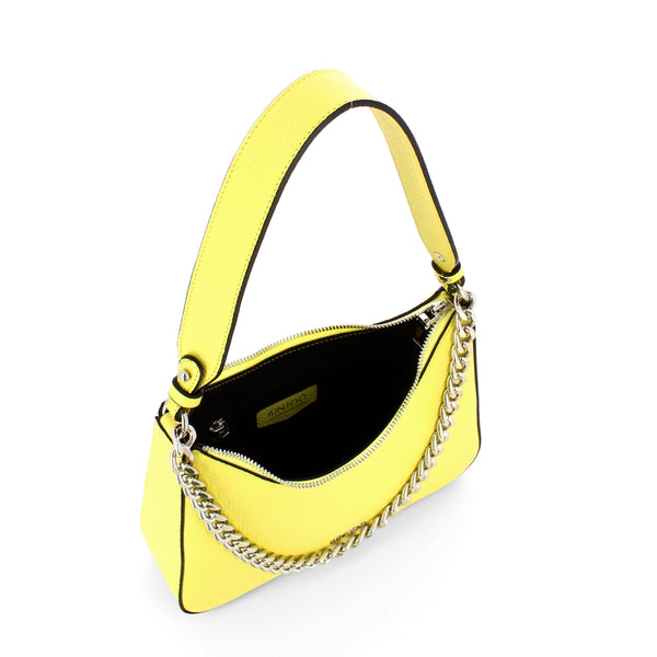 Iuntoo - eleganza limone medium shoulder bag - 168096 - limone | Italystation.com - Shop Now at italystation.com