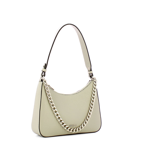 Iuntoo - eleganza silice medium shoulder bag - 168096 - silice | Italystation.com - Shop Now at italystation.com