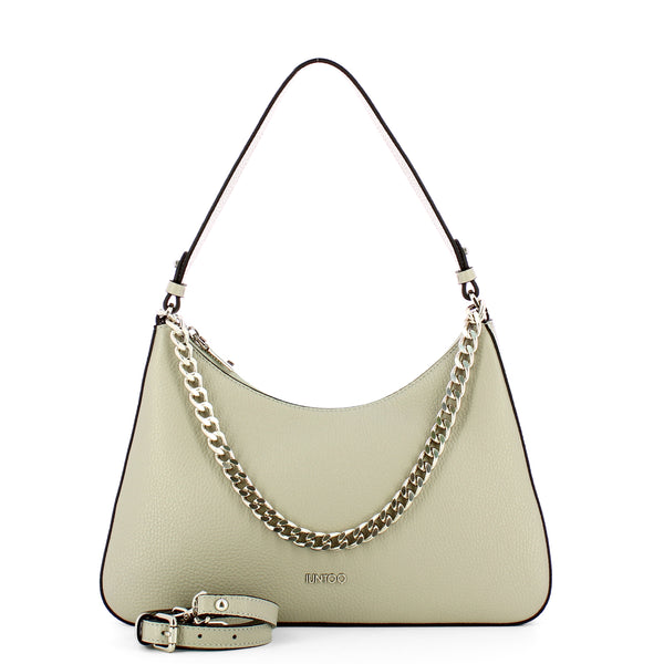 Iuntoo - eleganza silice large shoulder bag - 168097 - silice | Italystation.com - Shop Now at italystation.com