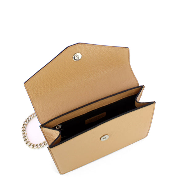 Iuntoo - eleganza 2.0 biscotto flap purse - 168098 - biscotto | Italystation.com - Shop Now at italystation.com