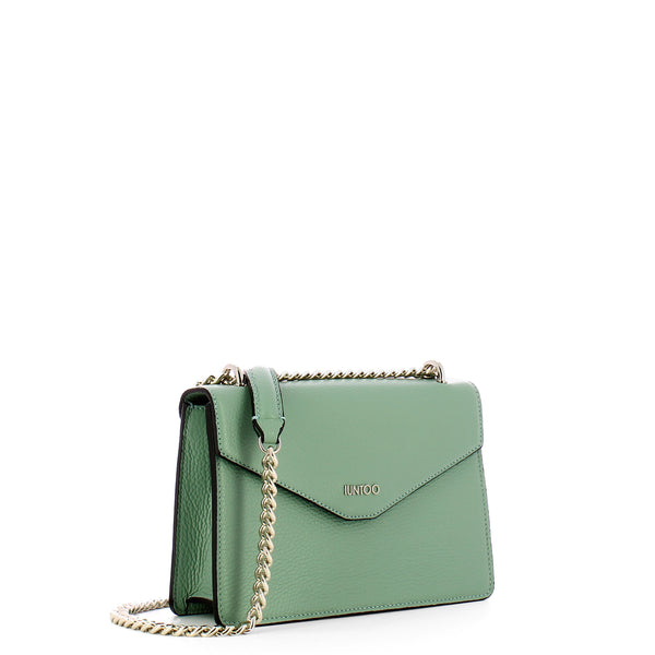 Iuntoo - eleganza 2.0 salvia flap purse - 168098 - salvia | Italystation.com - Shop Now at italystation.com
