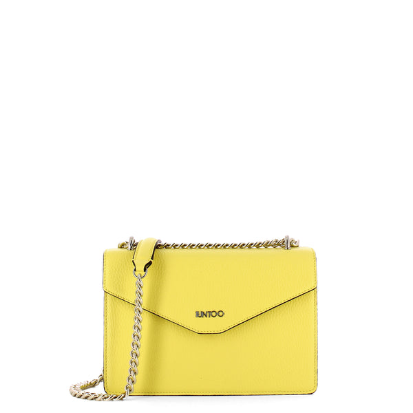 Iuntoo - eleganza 2.0 limone flap purse - 168098 - limone | Italystation.com - Shop Now at italystation.com