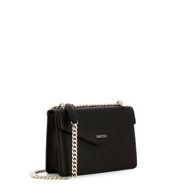 Iuntoo - eleganza 2.0 nero flap purse - 168098 - nero | Italystation.com - Shop Now at italystation.com