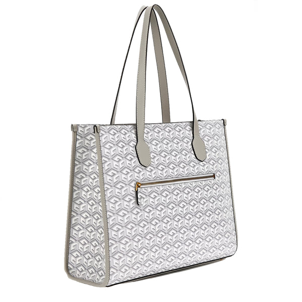 Guess - shopper silvana g cube stone logo - hwsc8665240 - stone/ | Italystation.com - Shop Now at italystation.com