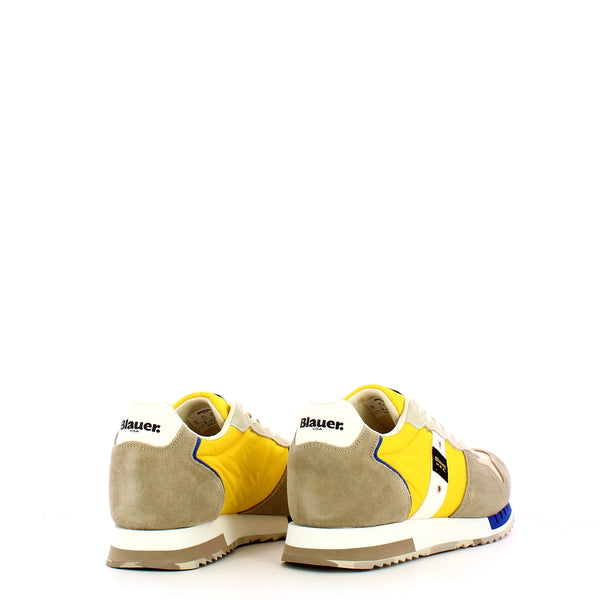 Blauer - Sneakers Queens01 Yellow Beige - S4QUEENS01/DIR - YELLOW/BEIGE
