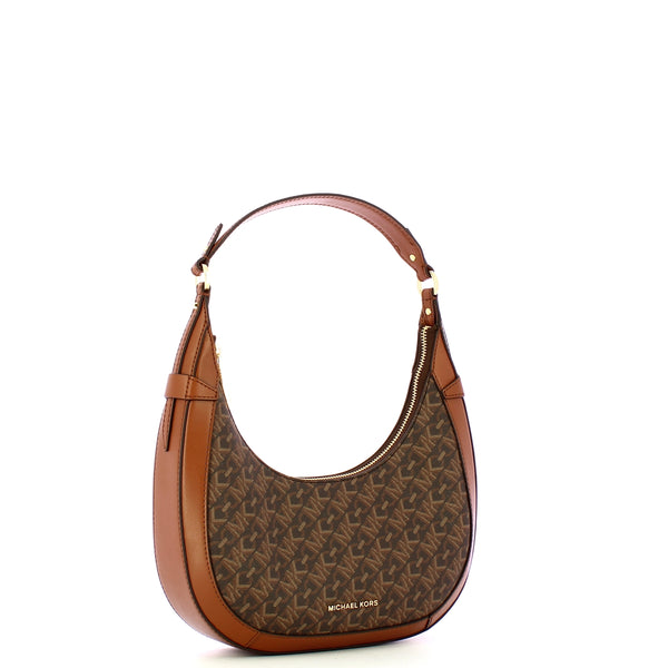 Michael Kors - Hobo Bag Preston Small Brown Luggage - 30S | Italystation.com - Shop Now at italystation.com