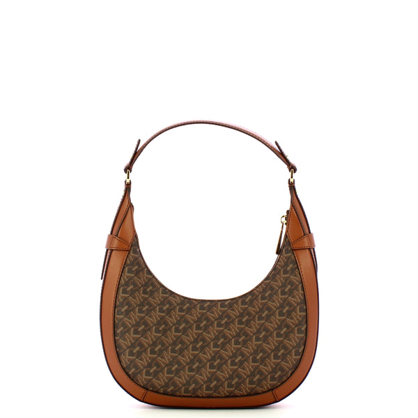 Michael Kors - Hobo Bag Preston Small Brown Luggage - 30S | Italystation.com - Shop Now at italystation.com