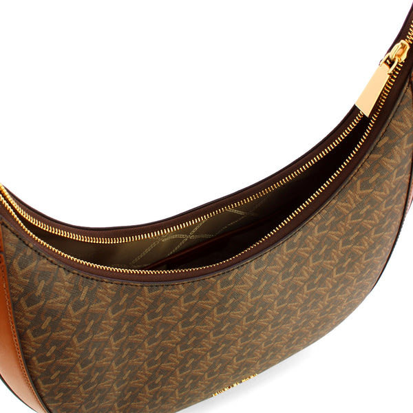 Michael Kors - Hobo Bag Preston Small Brown Luggage - 30S | Italystation.com - Shop Now at italystation.com