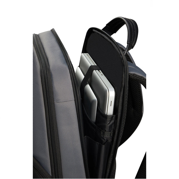 Samsonite - zaino ubran-eye 14.1" - ko1006 - grey/cognac | Italystation.com - Shop Now at italystation.com