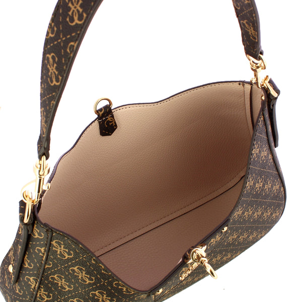 Guess - sottospalla eco brenton brown logo - hwesg839002 - brown | Italystation.com - Shop Now at italystation.com
