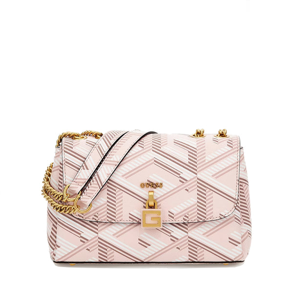 Guess - tracolla montreal g cube pale rose logo - hwsa8756210 -  | Italystation.com - Shop Now at italystation.com