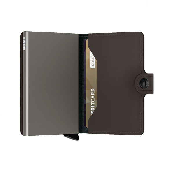 Secrid - Miniwallet Matte RFID Truffle - MM-TRUFFLE - TRUFFLE