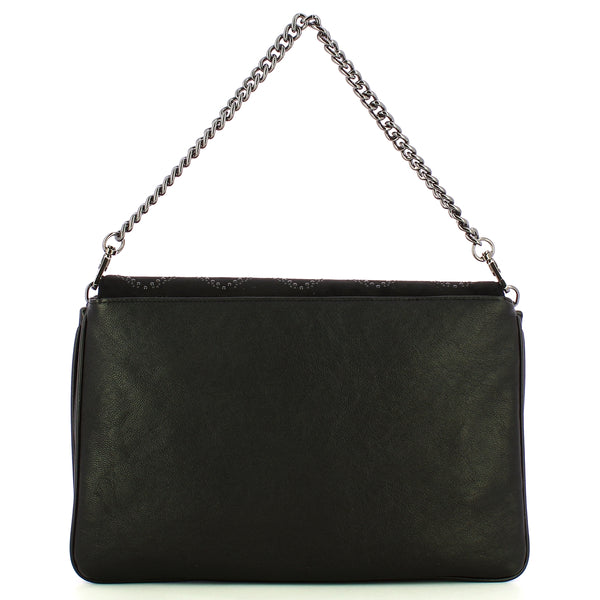 Liu Jo - Borsa a mano piatta con borchie Black - AF4223E0160 -  | Italystation.com - Shop Now at italystation.com