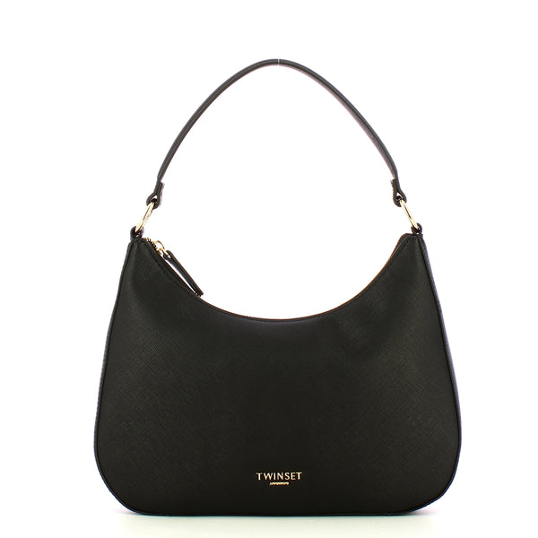 Twinset - Small Hobo Bag Nero - 242TB7287 - NERO