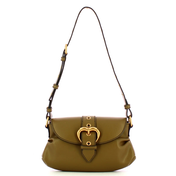 Pinko - borsa a spalla jolene mini piantagione antique gold - 10 | Italystation.com - Shop Now at italystation.com