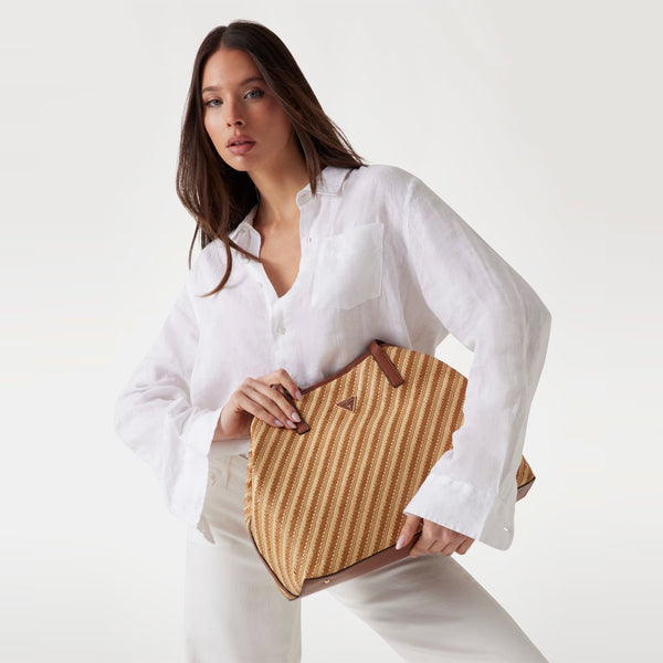 Guess - Vikki II Natural Cognac Shopper - HWWS9318290 - NATURAL/COGNAC