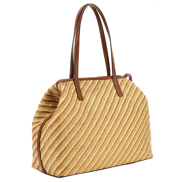 Guess - Vikki II Natural Cognac Shopper - HWWS9318290 - NATURAL/COGNAC