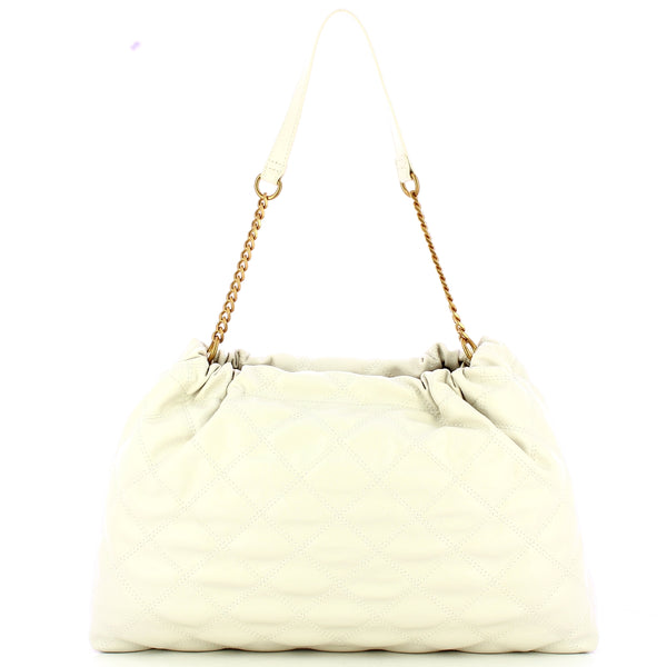 Liu Jo - Hobo bag grande trapuntata Cream AA5062E0914 CREAM | Italystation.com Shop Now at italystation.com