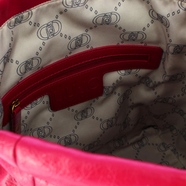 Liu Jo - Basket Bag trapuntata Rosso Pompeiano AA5122E0914 | Italystation.com Shop Now at italystation.com