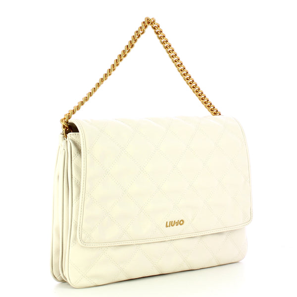 Liu Jo - Borsa a spalla quilted Cream AA5124E0914 CREAM | Italystation.com Shop Now at italystation.com