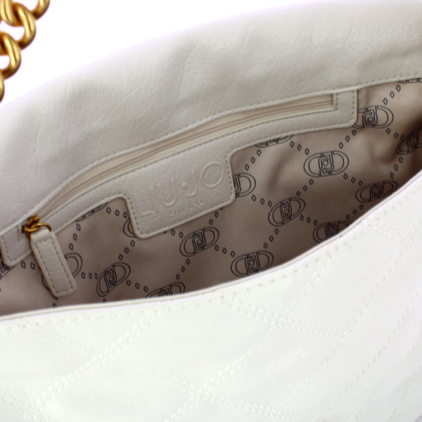 Liu Jo - Borsa a spalla quilted Cream AA5124E0914 CREAM | Italystation.com Shop Now at italystation.com