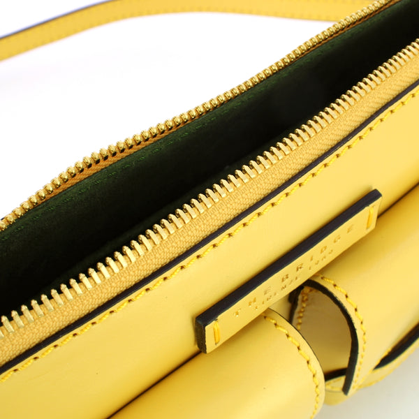 The Bridge - Lucrezia Banana Crossbody Bag 04150501 BAN | Italystation.com Shop Now at italystation.com