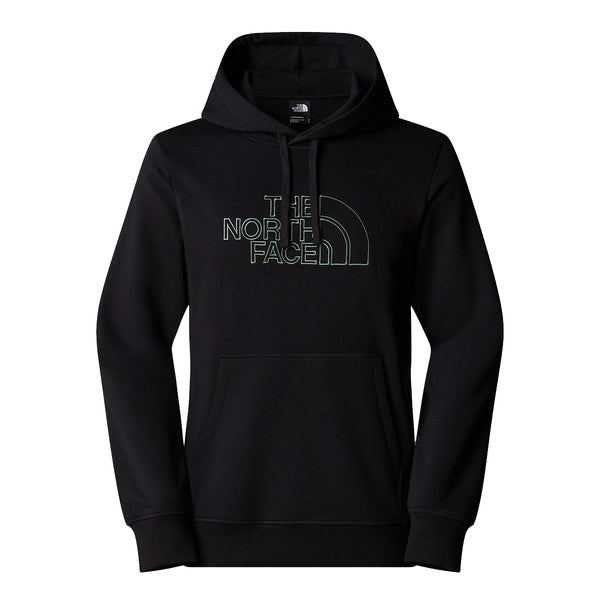 The North Face - Drew Peak TNF Black Duck Green Hoodie - NF0A8C1B - TNF/BLACK/DUCK/GREEN