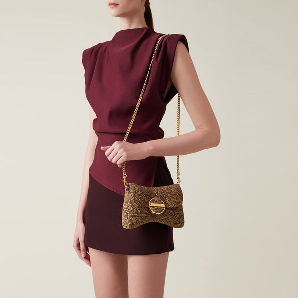 Borbonese - Coquette OP Naturale Mini Crossbody Bag - 91010021684 - OP/NATURALE
