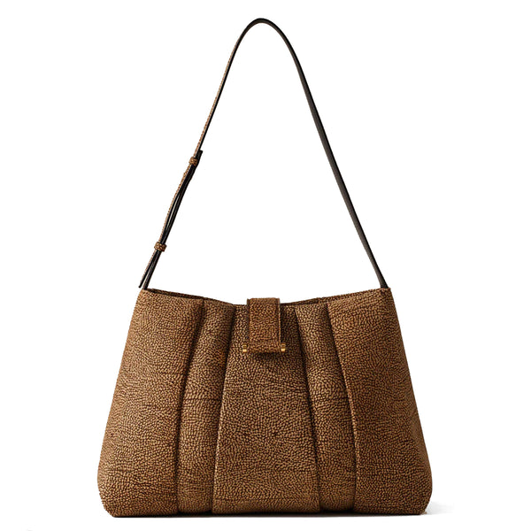 Borbonese - L'Eclair OP Naturale Hobo Bag - 91010012684 - OP/NATURALE