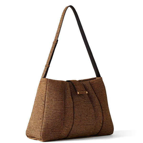 Borbonese - L'Eclair OP Naturale Hobo Bag - 91010012684 - OP/NATURALE