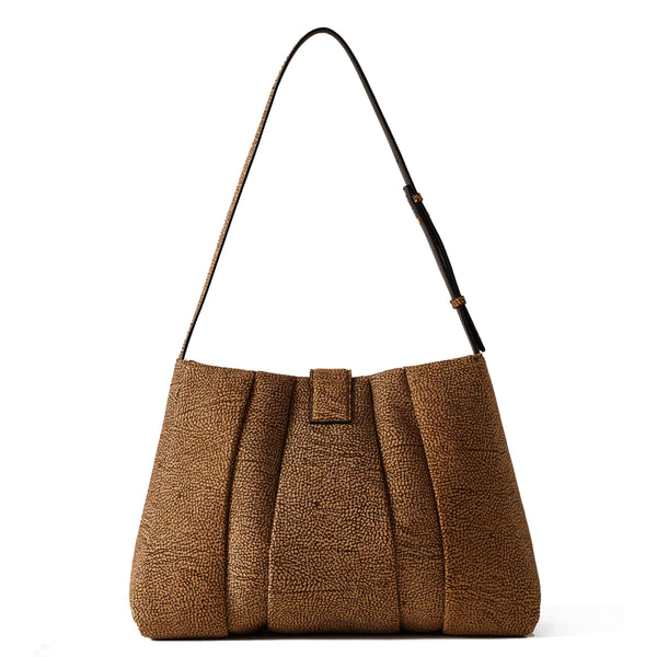Borbonese - L'Eclair OP Naturale Hobo Bag - 91010012684 - OP/NATURALE