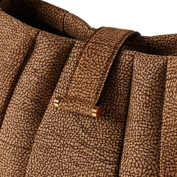 Borbonese - L'Eclair OP Naturale Hobo Bag - 91010012684 - OP/NATURALE