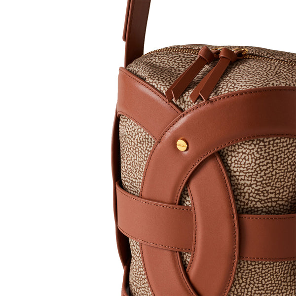 Borbonese - All Round Coconut Bucket Bag - 910100530057 - COCONUT