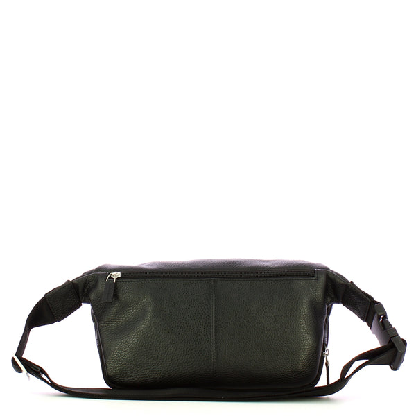 Piquadro - Leather Nero Belt Bag - OUTCA2174VI - NERO