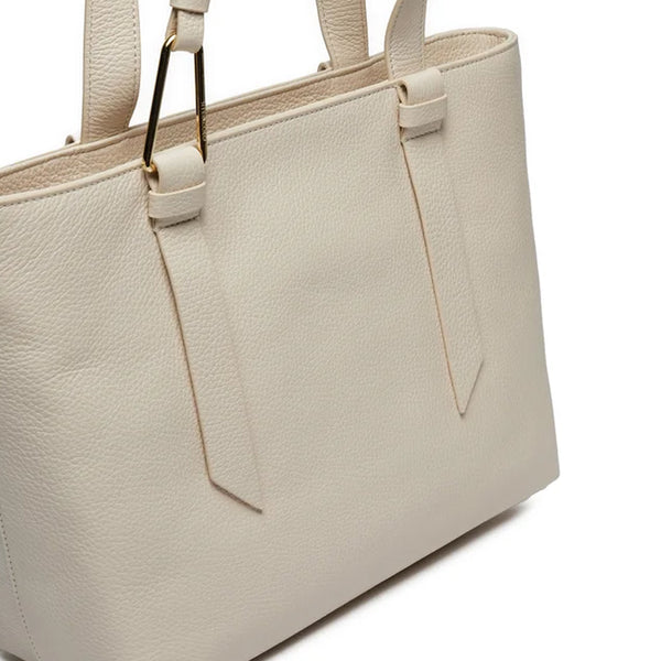 Coccinelle - Malory Lambskin White Shopper - R1K110201 - LAMBSKIN/WHITE