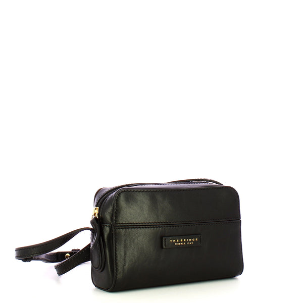 The Bridge - Elettra Nero Oro Camera Bag - 44670501 - NERO/ABB./ORO