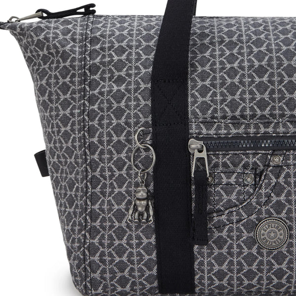 Kipling - Borsa a spalla Casual Art Grey Denim Jacquard - KPKI8094 - GREY/DENIM/JQ