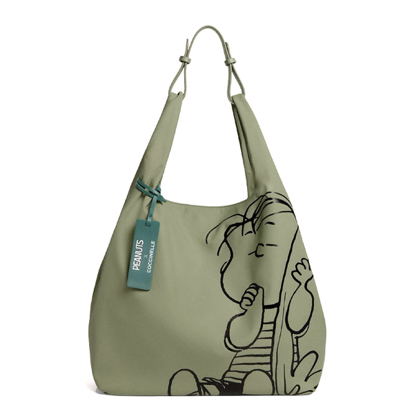 Coccinelle - Borsa a mano Peanuts Greenery - T1E110101 - GREENERY/GREENE