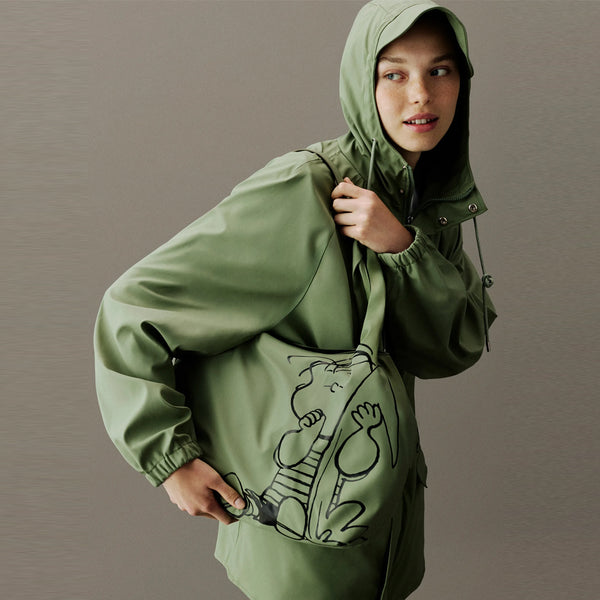 Coccinelle - Borsa a mano Peanuts Greenery - T1E110101 - GREENERY/GREENE